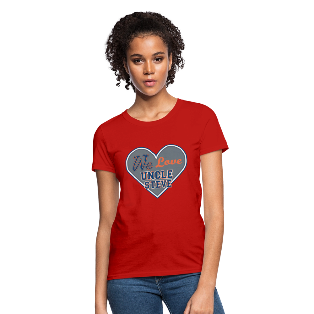 We Love Uncle Steve - Women's - red