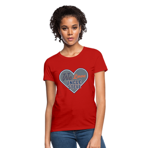 We Love Uncle Steve - Women's - red
