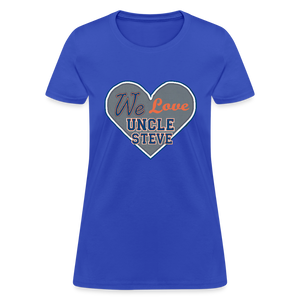 We Love Uncle Steve - Women's - royal blue