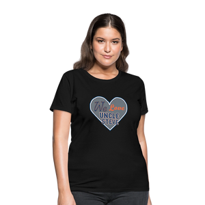 We Love Uncle Steve - Women's - black