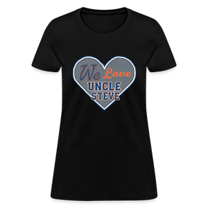 We Love Uncle Steve - Women's - black