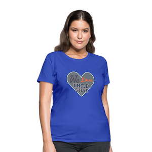 We Love Uncle Steve - Women's - royal blue